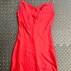 Krystal Satin Cowl Slip Dress